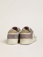 Women's Stardan LTD in nappa leather and suede with mauve suede star and lavender suede heel tab