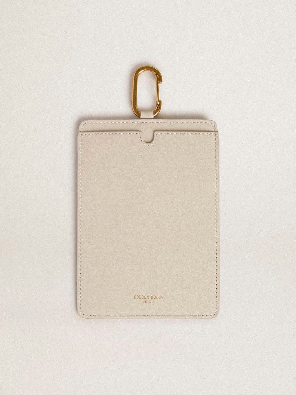 Worn white document holder
