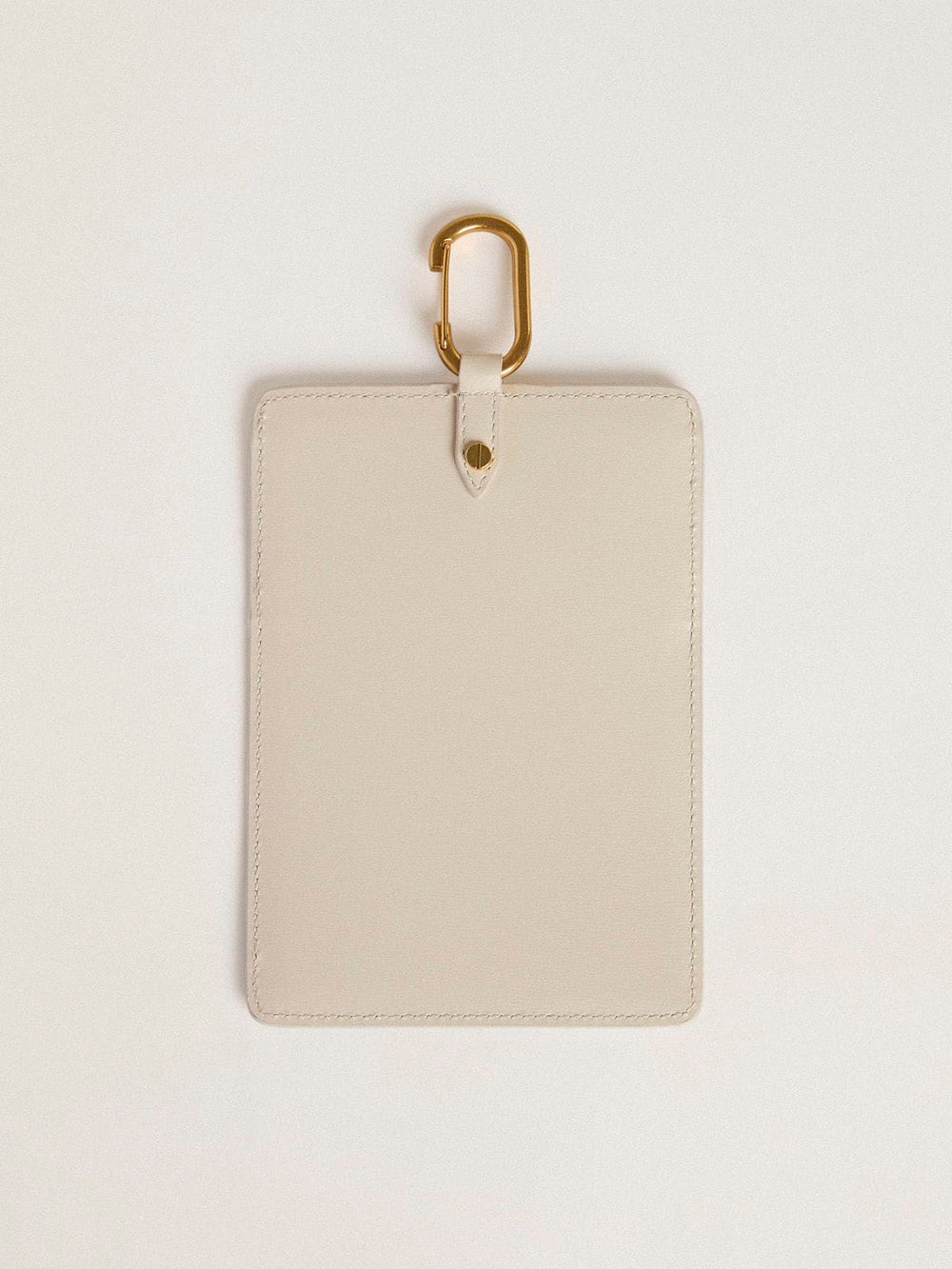 Worn white document holder