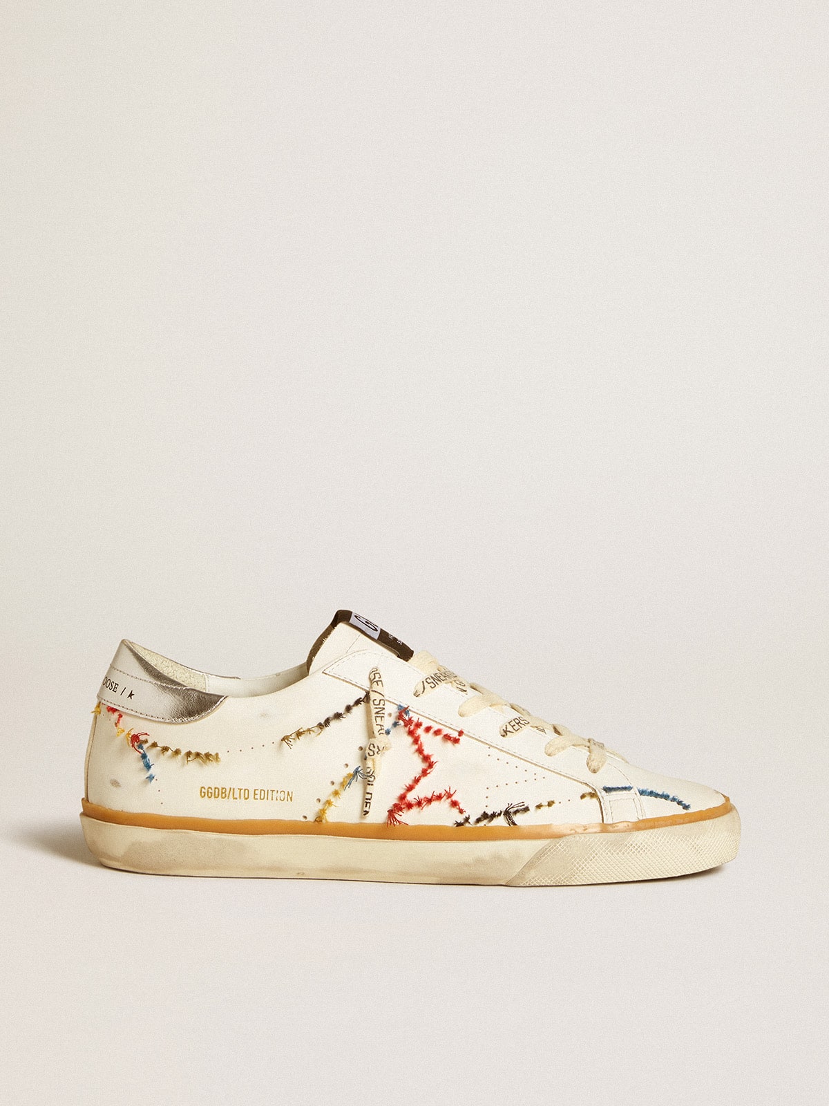Women’s Super-Star LTD with perforated star and metallic leather heel tab