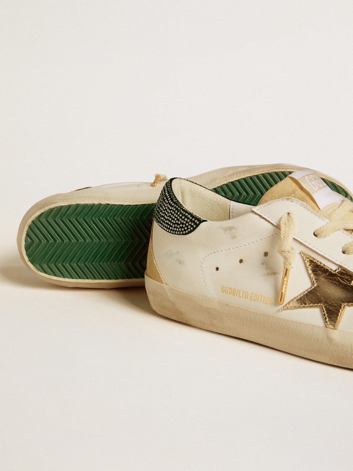 Women’s Super-Star LTD with leather star and Swarovski crystals heel tab