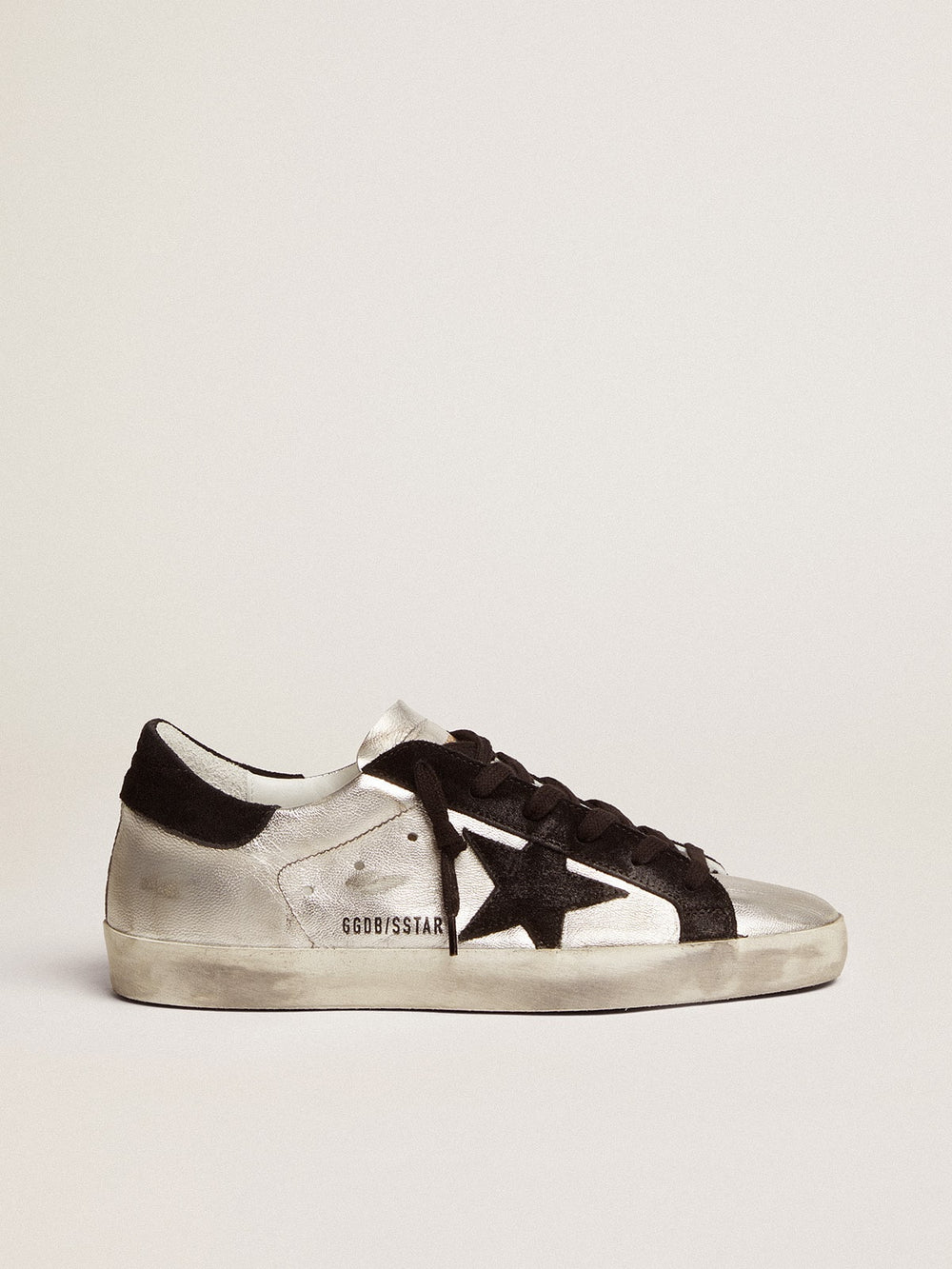 Women’s Super-Star sneakers in silver leather Golden Goose
