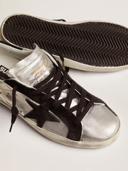 Women’s Super-Star sneakers in silver leather Golden Goose