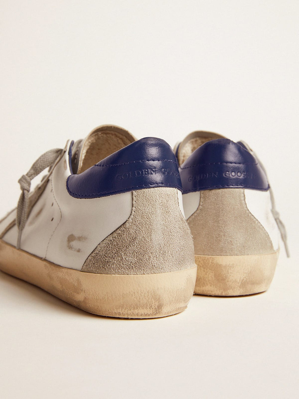 Women's blue and white Super-Star sneakers Golden Goose
