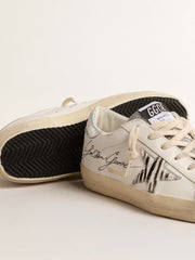 Super-Star with silver Swarovski crystal tongue