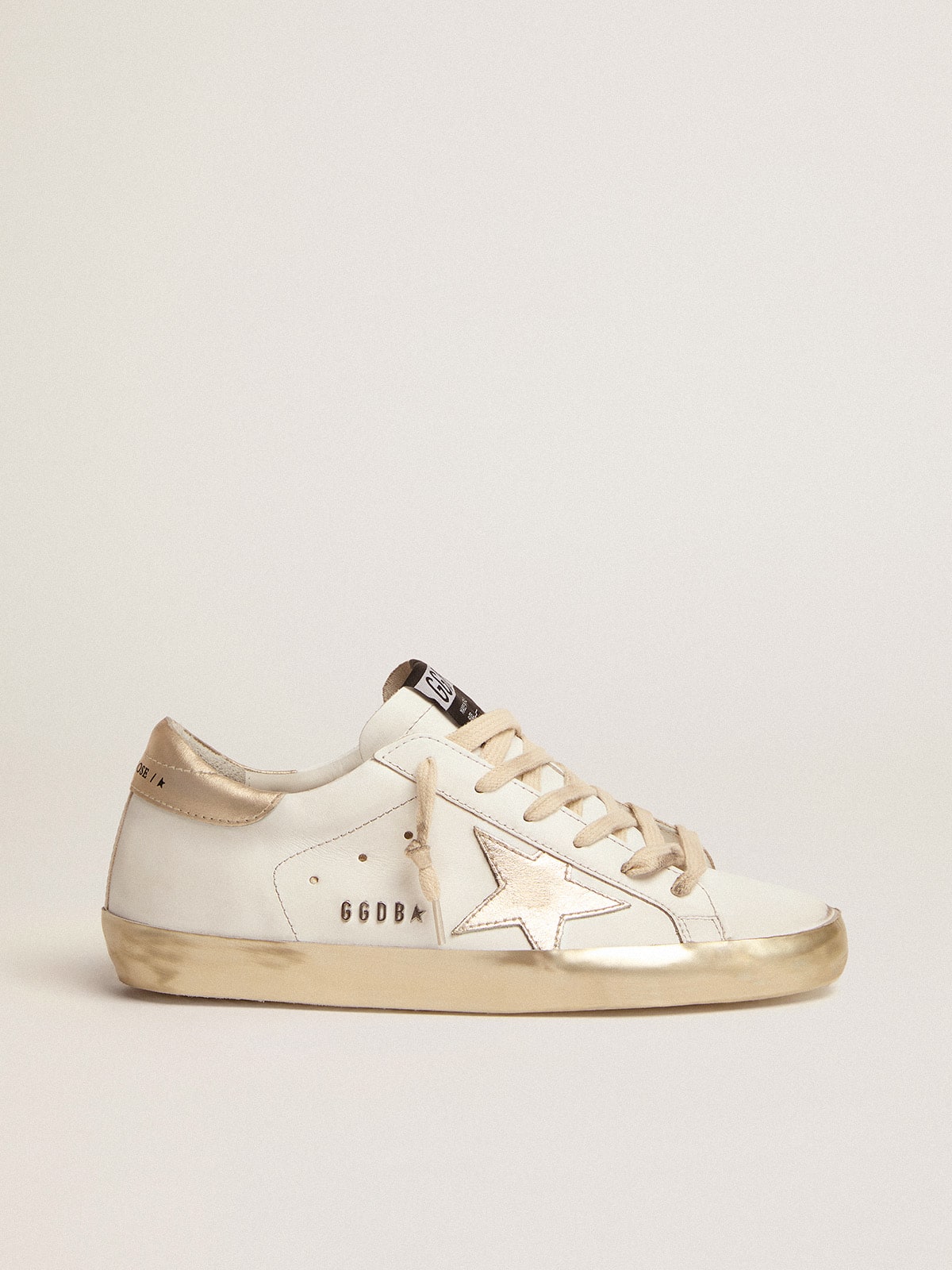 Women’s Super-Star sneakers with gold foxing Golden Goose