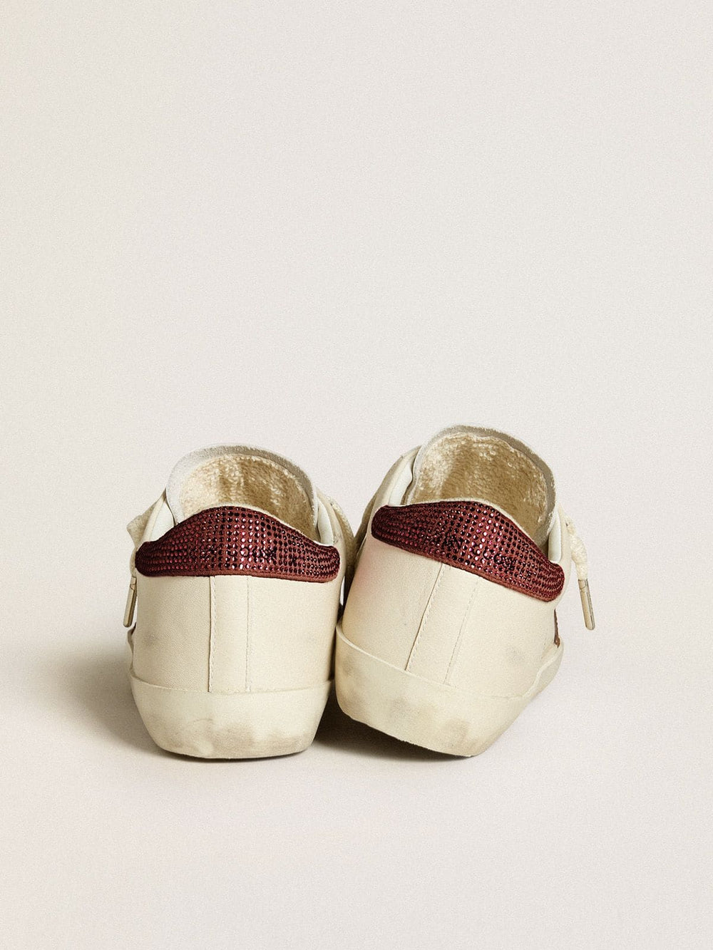 Women’s Super-Star with suede star and heel tab with Swarovski crystals