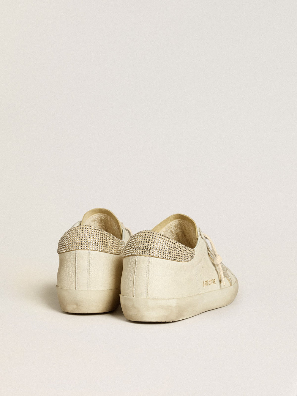 Women’s Super-Star in nappa leather with Swarovski crystal star and heel tab