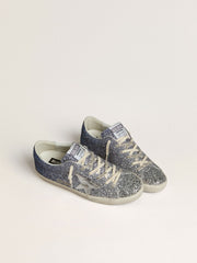 Super-Star LTD in multicolor glitter with silver metallic leather star