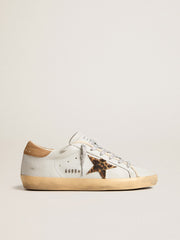 Women's Super-Star in nappa leather with pony skin star and suede heel tab