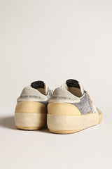 Women’s Super-Star LAB with white star and Swarovski glitter upper