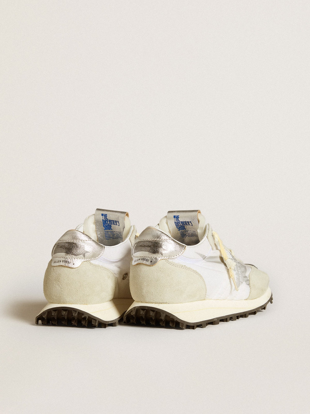 Women’s Marathon with white nylon upper and silver star