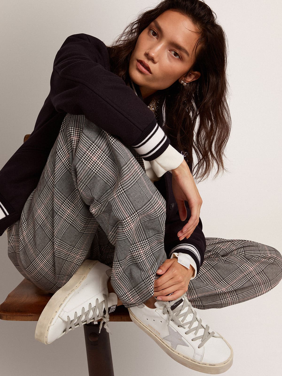 Women’s Hi Star sneakers with silver heel tab Golden Goose