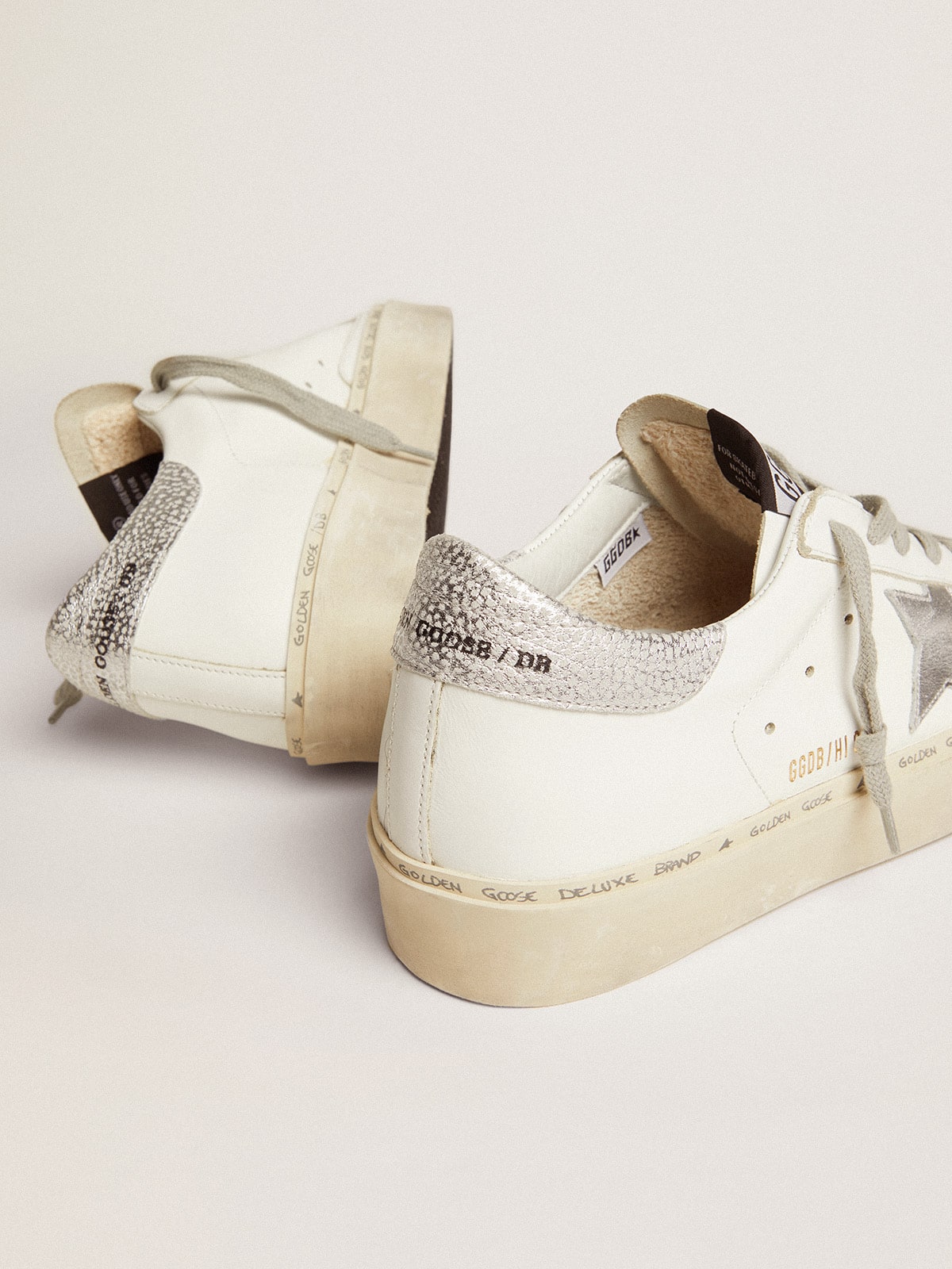 Women’s Hi Star sneakers with silver heel tab Golden Goose