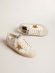 Hi Star with Swarovski crystal star and silver leather heel tab