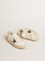 Hi Star with black and gold glitter star and gold heel tab