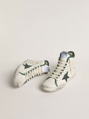 Women's Francy LTD in nappa leather with green rubber star