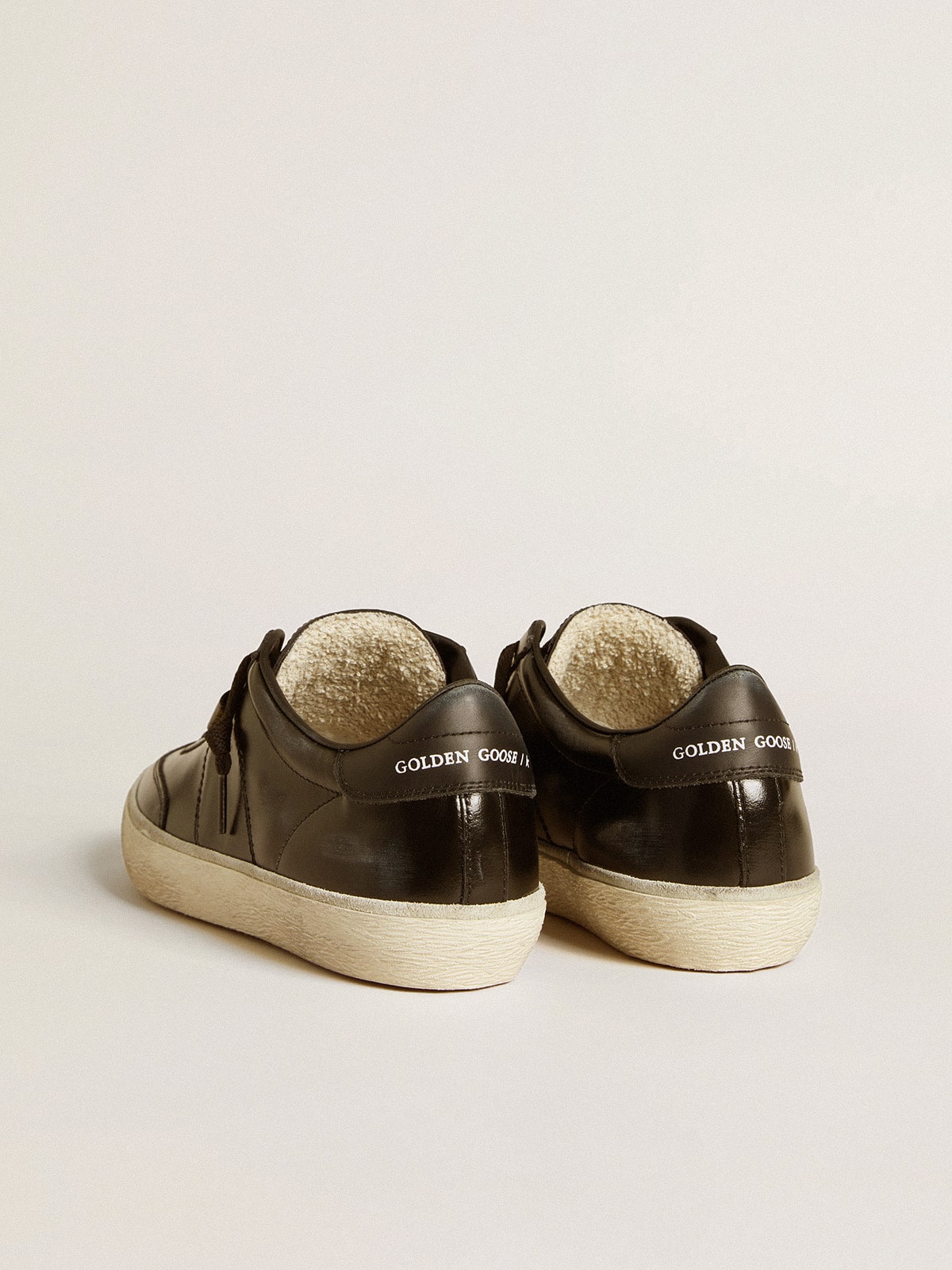 Women's Soul Star in black patent leather with black leather heel tab