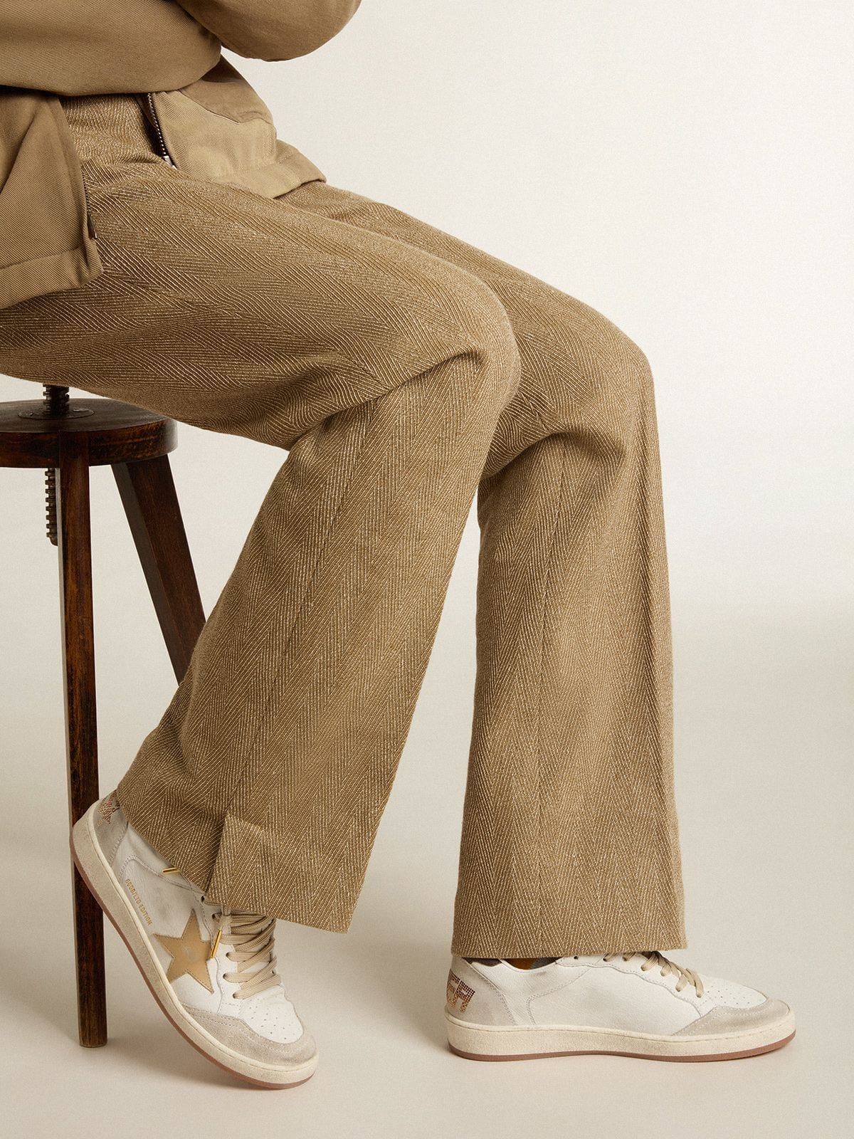 Women’s Ball Star LTD with beige star and black heel tab