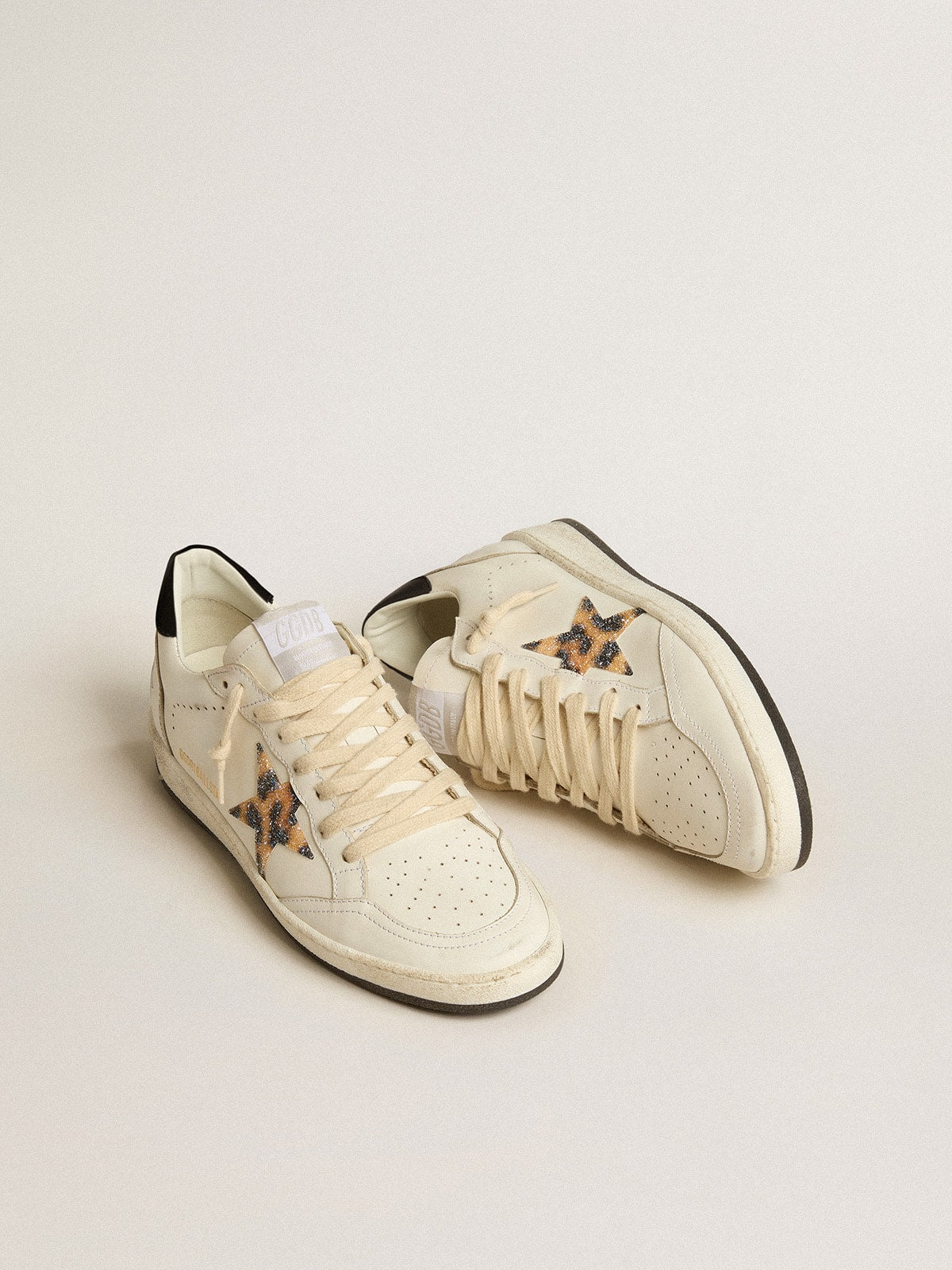 Sneaker Ball Star for women with Swarovski crystals Golden Goose
