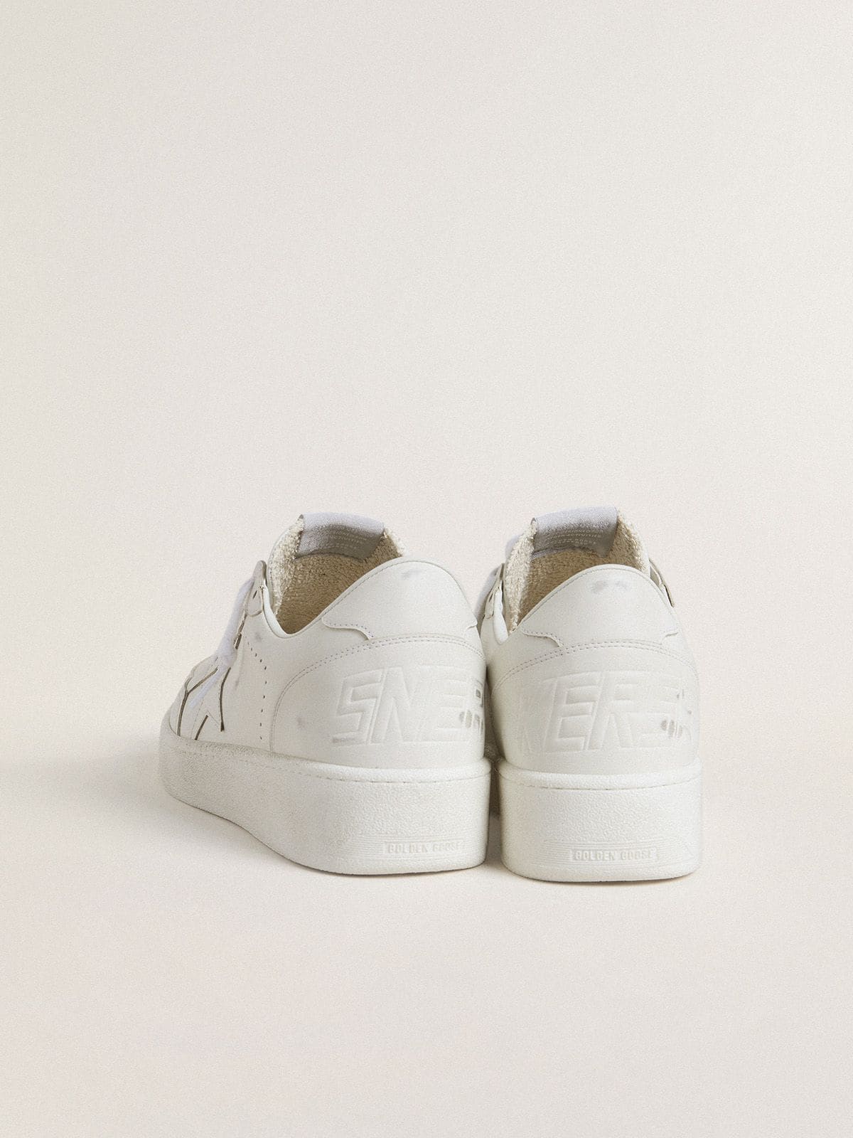 Women's Ball Star with white leather star and heel tab