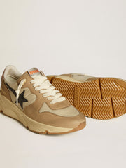 Running Sole LTD in nylon and nubuck with leather star and heel tab