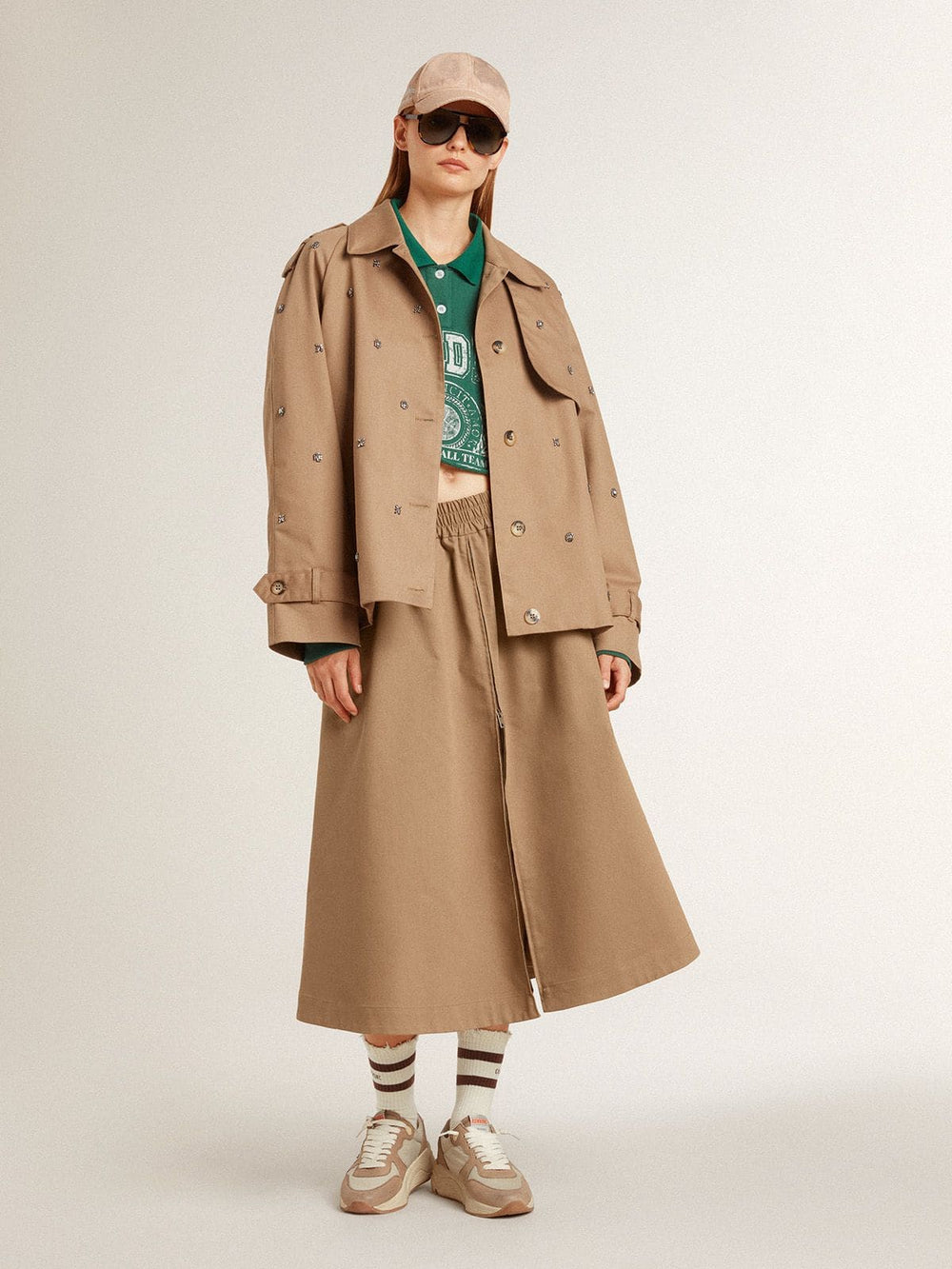 Running Sole LTD in nylon and nubuck with leather star and heel tab