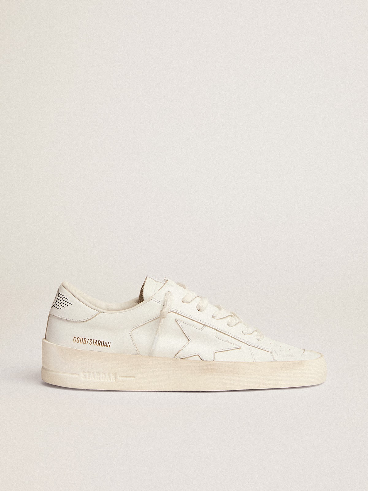 Women's Stardan sneakers in total white leather Golden Goose
