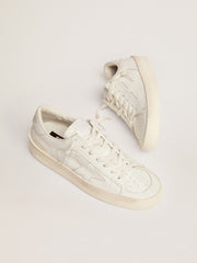 Women's Stardan sneakers in total white leather Golden Goose