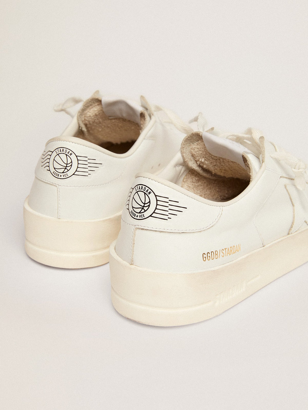 Women's Stardan sneakers in total white leather Golden Goose