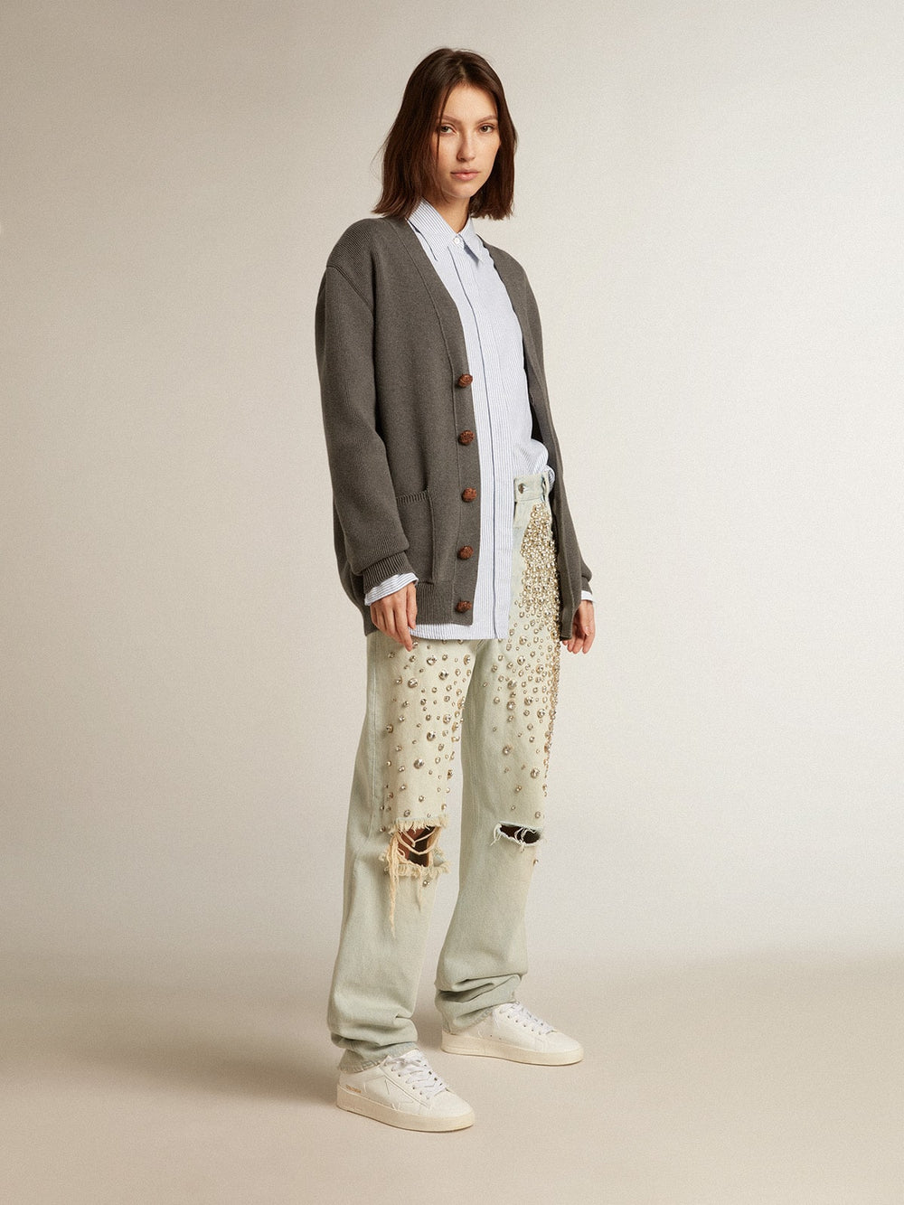 Women’s bio-based Stardan with white star and heel tab