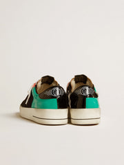 Women's Stardan LAB in patent leather and mesh with rubber star