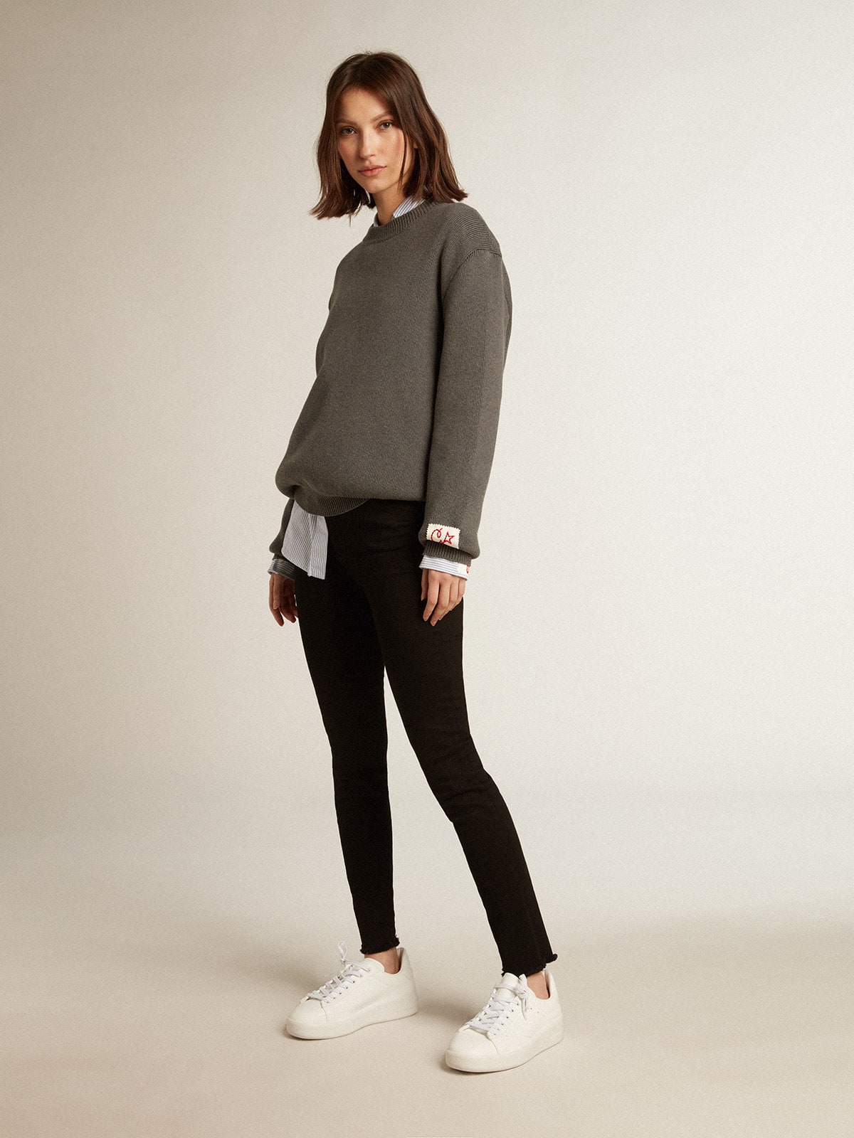 Women’s bio-based Purestar with white star and heel tab