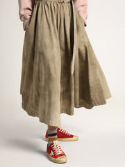 Women's V-Star in dark red suede with silver star