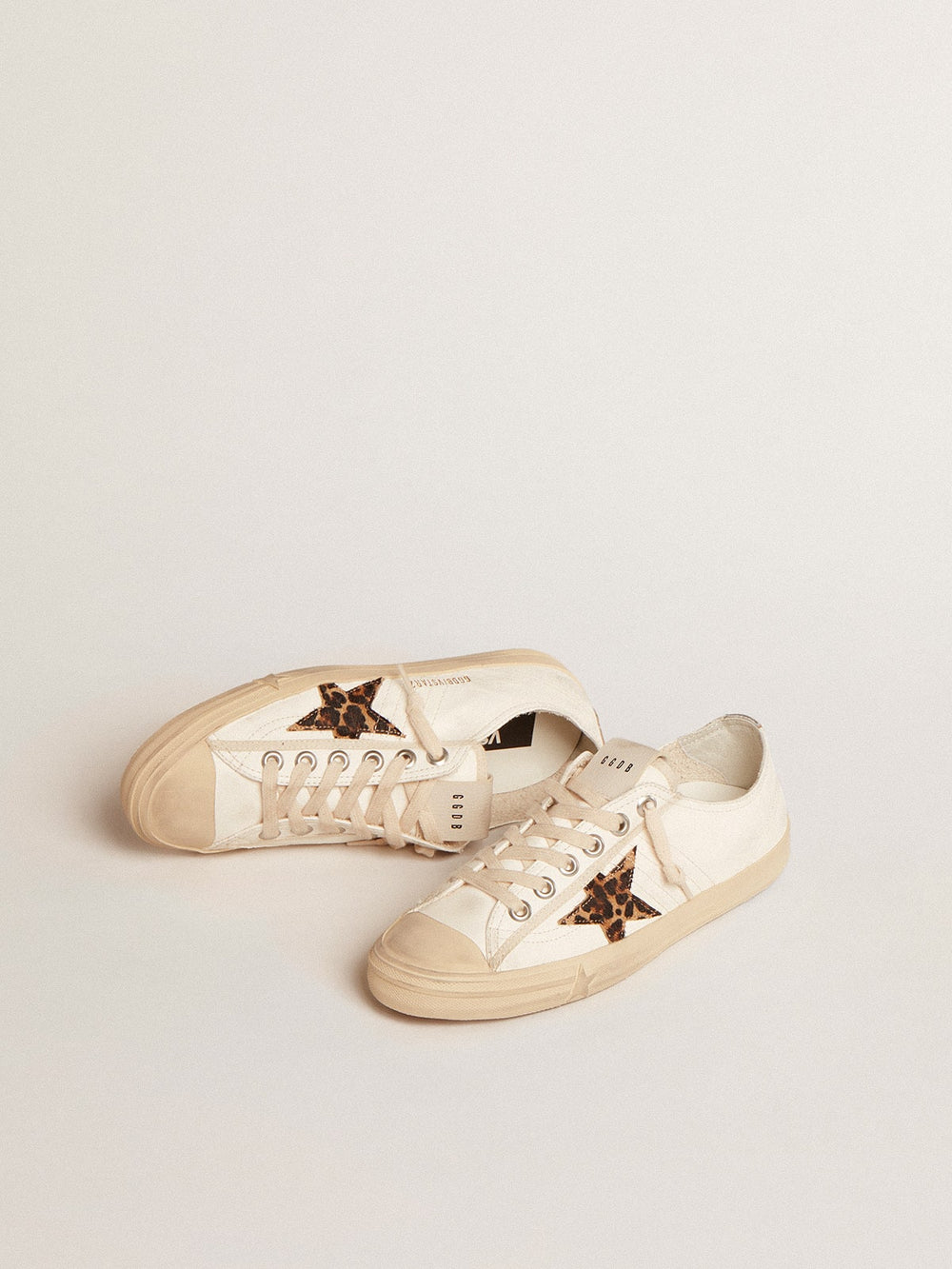 V-Star in nappa with pony skin star and silver heel tab