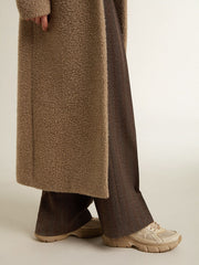 Women’s Lightstar in dove-gray leather and mesh with beige TPU star