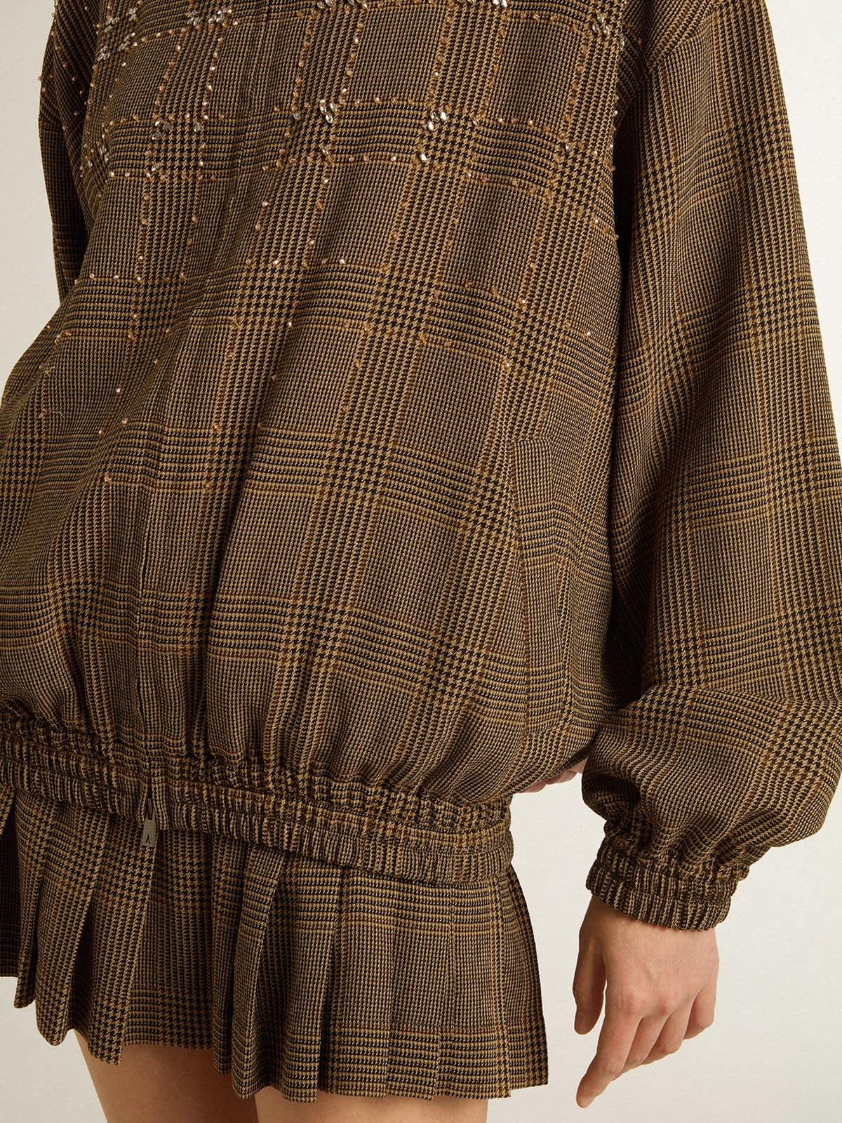 Women's wool bomber jacket