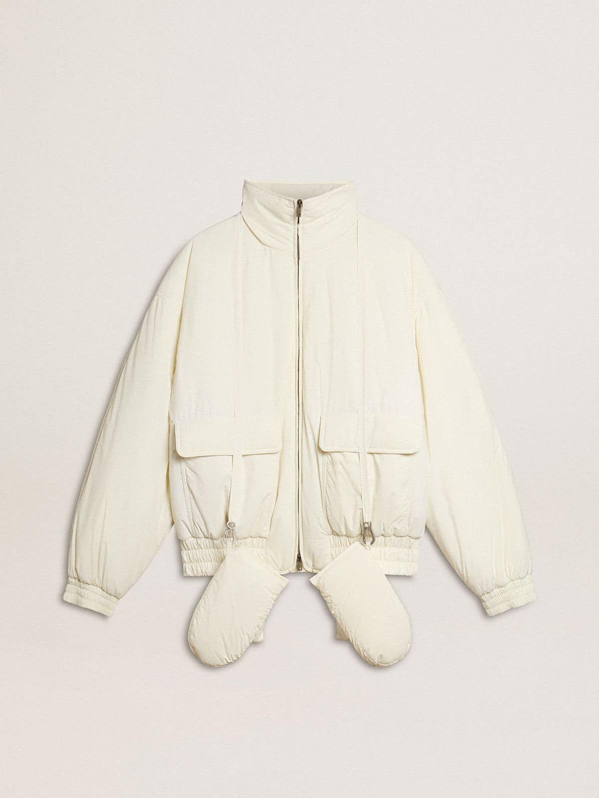 Women’s cream padded jacket