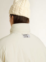 Women’s cream padded jacket