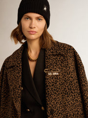 Women’s wool cocoon coat Golden Goose