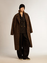 Women’s wool cocoon coat Golden Goose