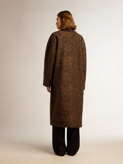 Women’s wool cocoon coat Golden Goose
