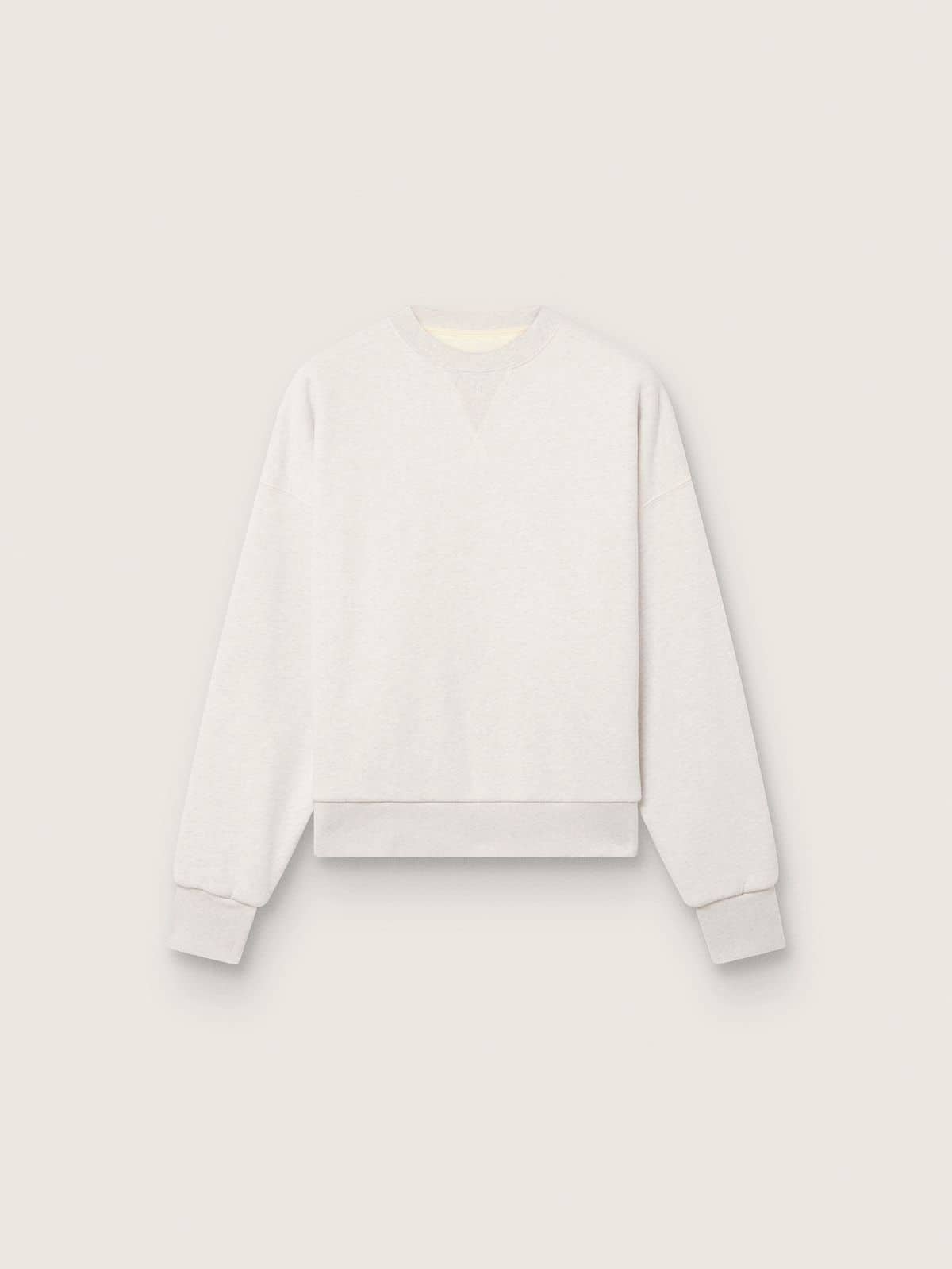 Star unisex sweatshirt in gray cotton with embroidery and crystals