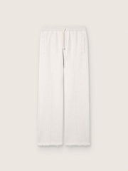 Star unisex sweatpants in gray melange fleece