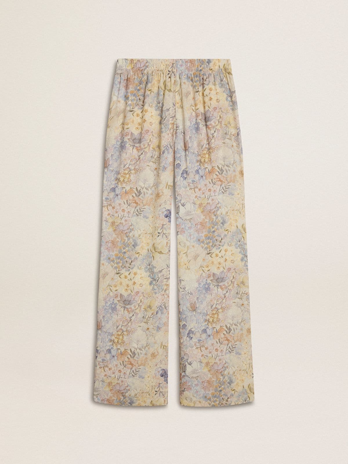 Women's multicolor joggers with floral print