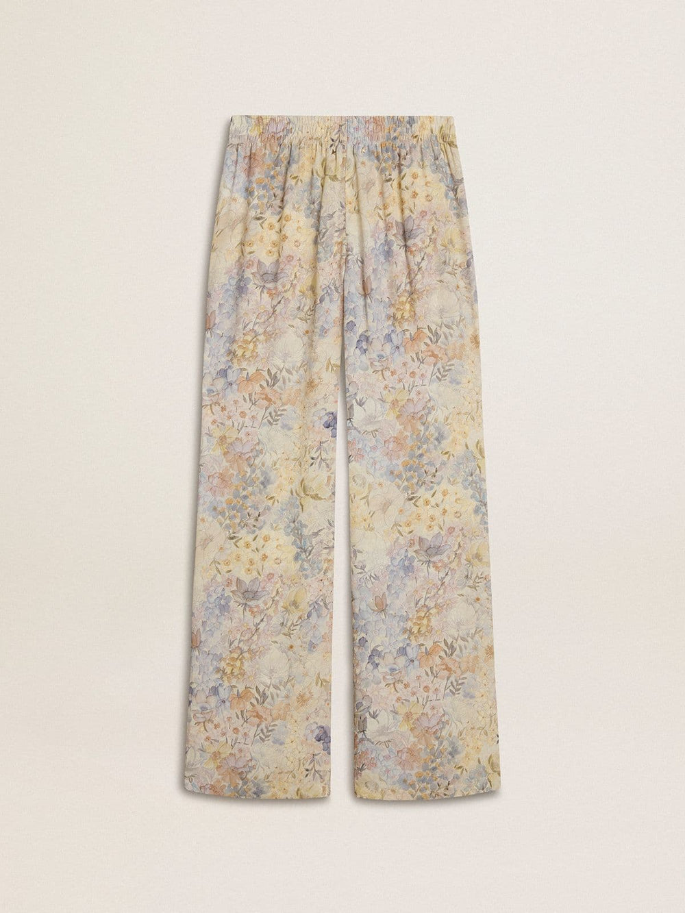 Women's multicolor joggers with floral print