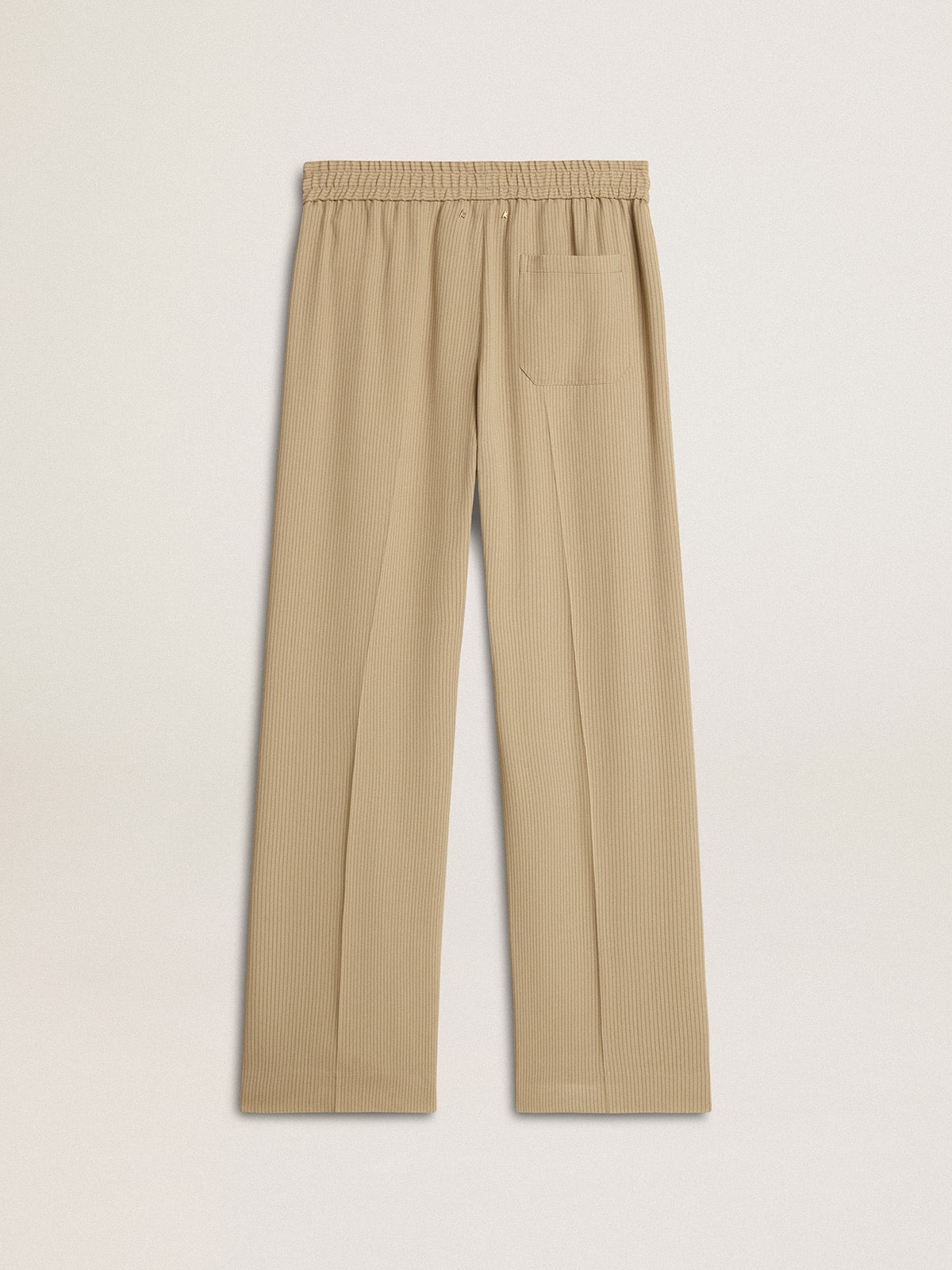 Women's travertine-colored joggers
