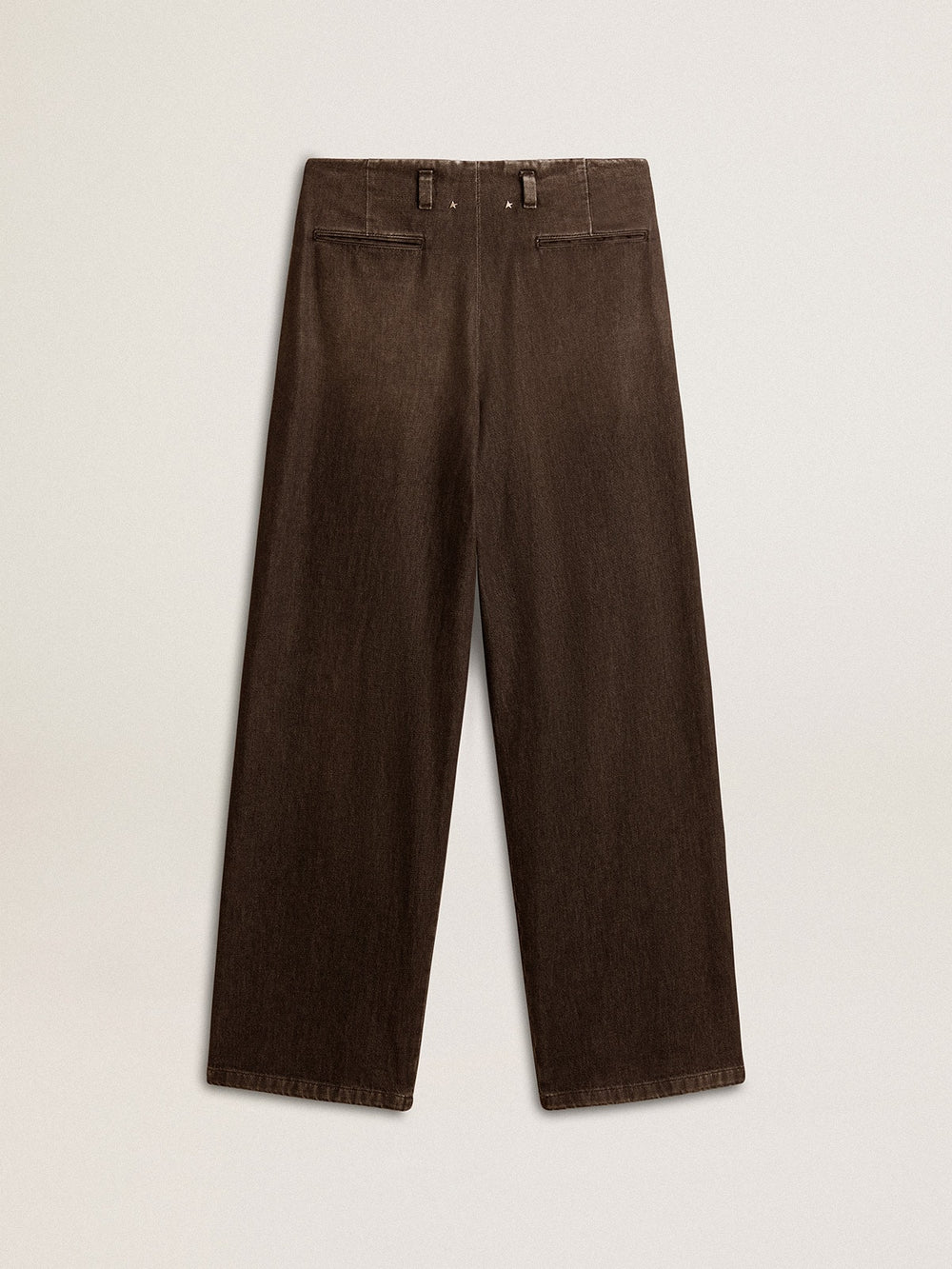 Women's medium-wash cotton pants