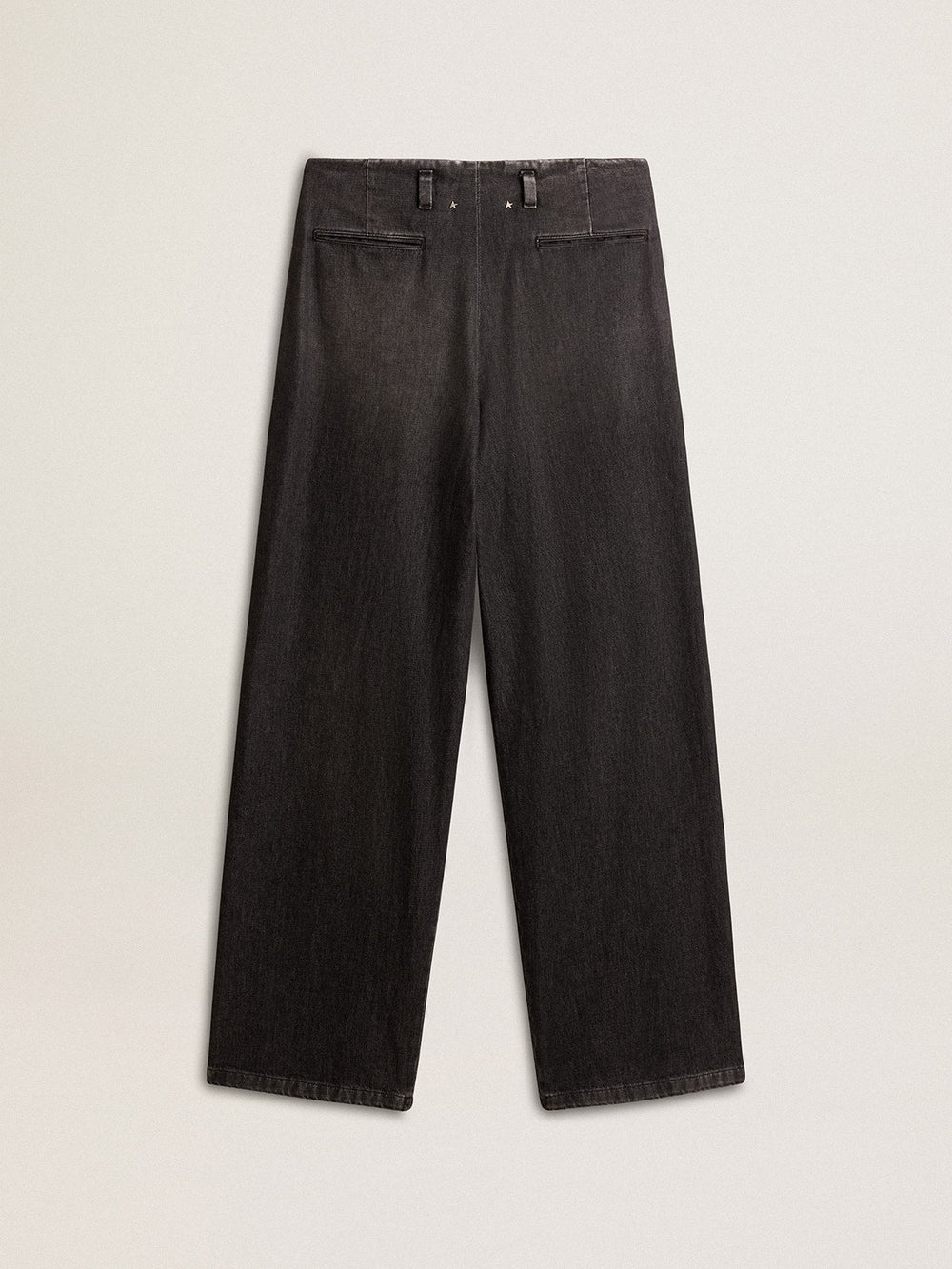 Women's medium-wash cotton pants
