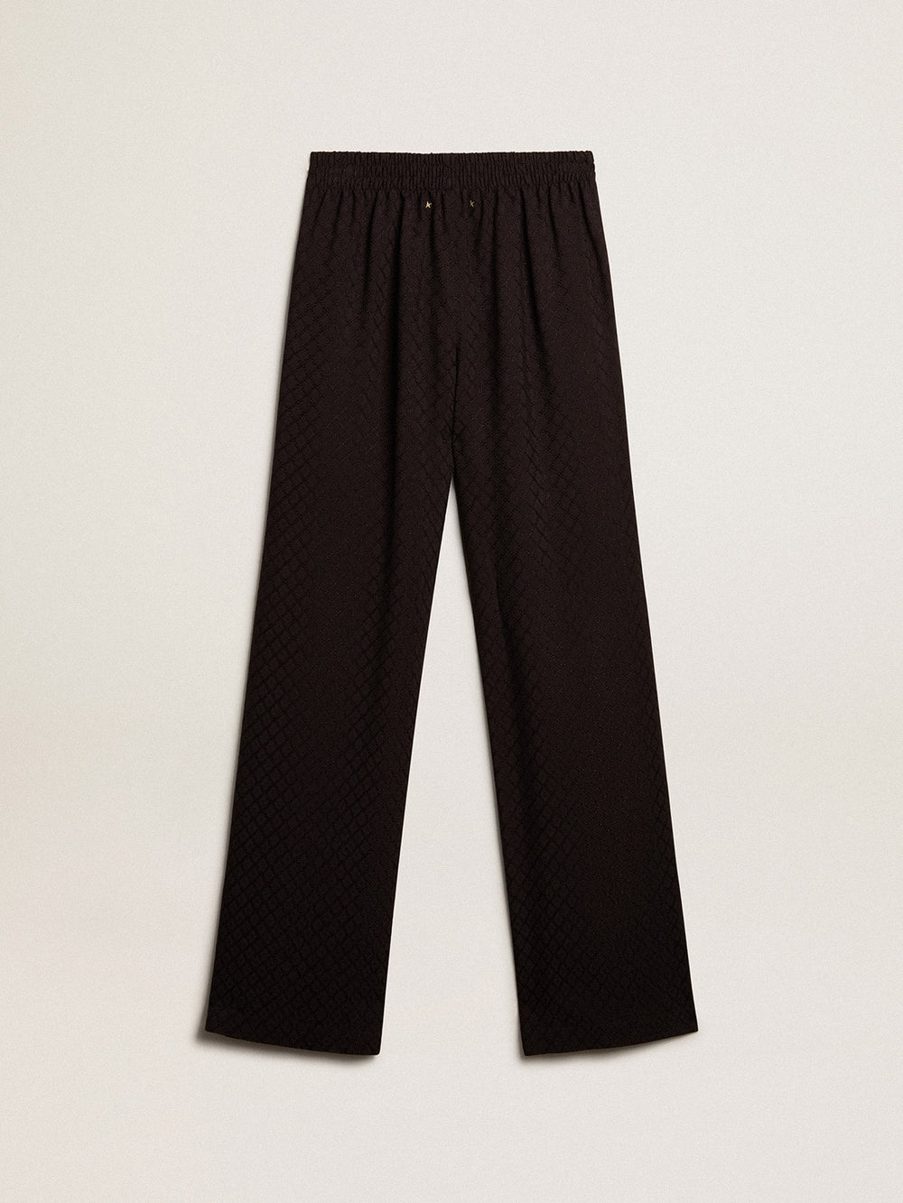 Women’s black viscose joggers